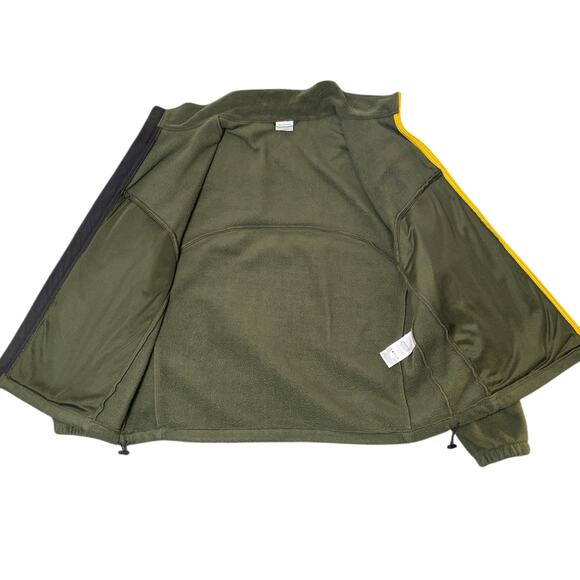 Columbia Full Zip Fleece Jacket Men’s XL Green Gray Outdoor Hiking Gorpcore - Picture 5 of 12